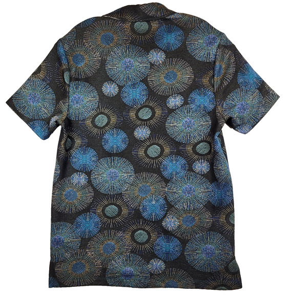 Mr. Turk Men's Multicolor StarBurst Fireworks Polo Shirt Medium Made In USA - Picture 6 of 8